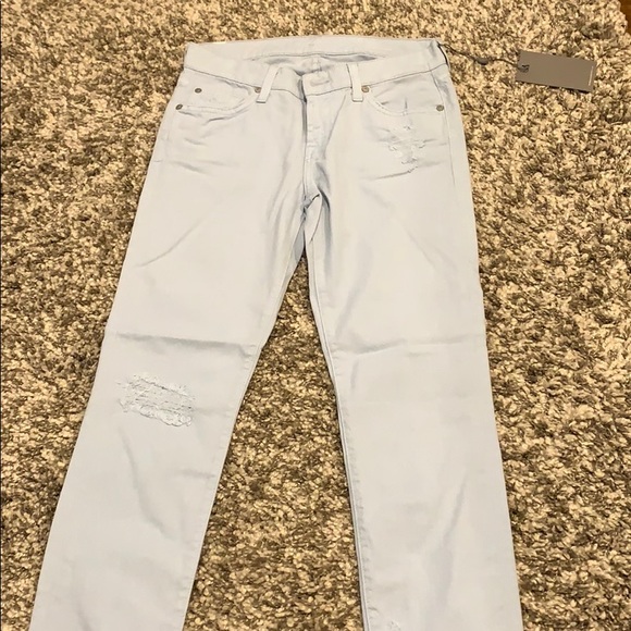 NWT 7 For All Mankind distressed jeans - Picture 2 of 7